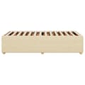Miniatyrbillede 5 af 9: sengeramme 90x200 cm stof cremefarvet