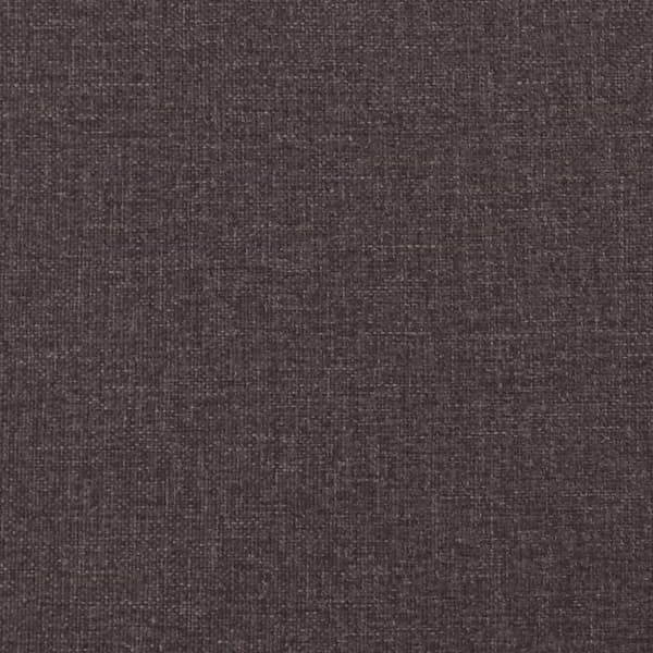 sengeramme uden madras 140x190 cm stof mørkebrun