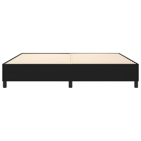 sengeramme 200x200 cm stof sort