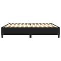 Miniatyrbillede 6 af 9: sengeramme 200x200 cm stof sort