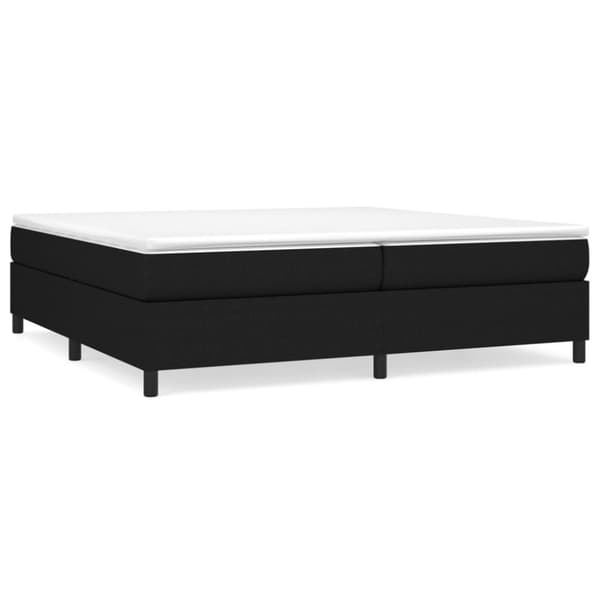sengeramme 200x200 cm stof sort