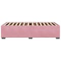 Miniatyrbillede 5 af 9: sengeramme 80x200 cm fløjl pink