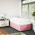 Miniatyrbillede 1 af 9: sengeramme 80x200 cm fløjl pink
