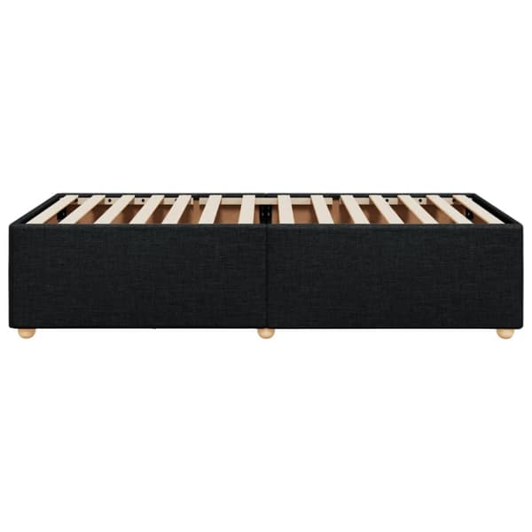 sengeramme 80x200 cm stof sort