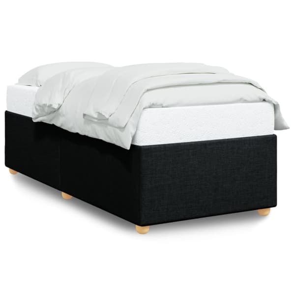 sengeramme 80x200 cm stof sort