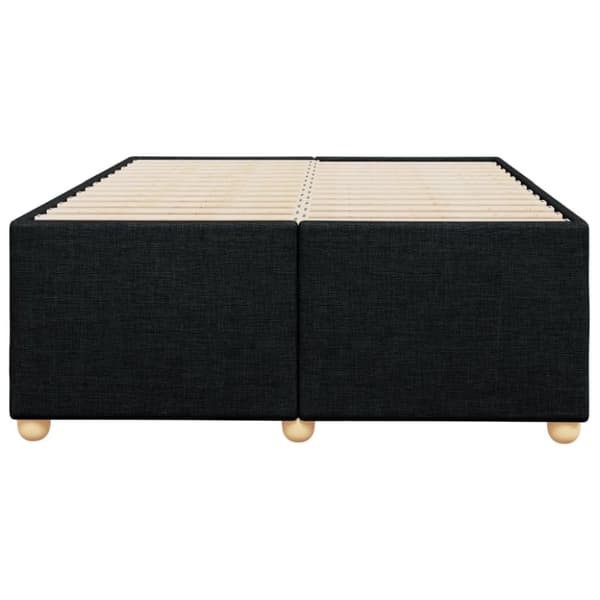 sengeramme 120x200 cm stof sort