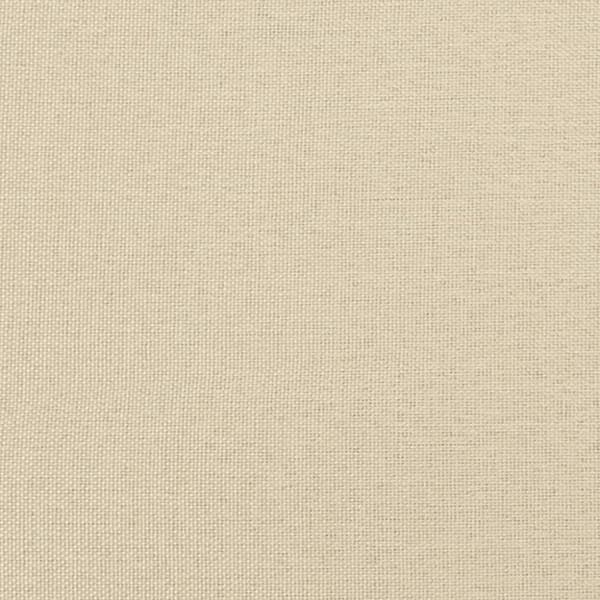 sengeramme 120x200 cm stof cremefarvet