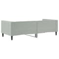 Miniatyrbillede 5 af 8: daybed 90x190 cm velour lysegrå