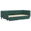 Miniatyrbillede 3 af 10: daybed med udtræk og skuffer 100x200 cm velour mørkegrøn