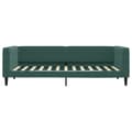Miniatyrbillede 7 af 10: daybed med udtræk og skuffer 100x200 cm velour mørkegrøn