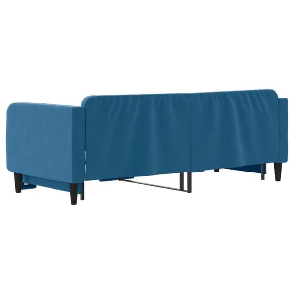 Dagbädd utdragbar blå 80x200 cm sammet
