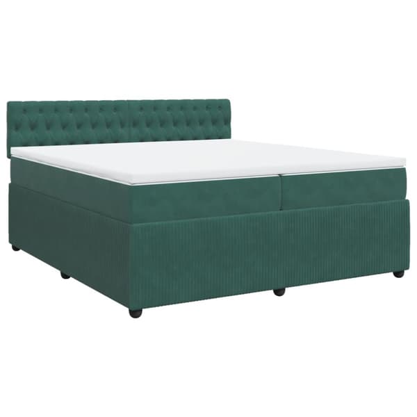 Continental Bed patja Green Velvet 200x200 cm