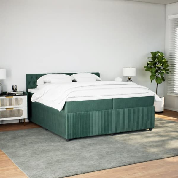 Continental Bed patja Green Velvet 200x200 cm