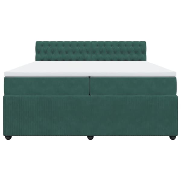 Continental Bed patja Green Velvet 200x200 cm