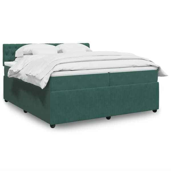 Continental Bed patja Green Velvet 200x200 cm