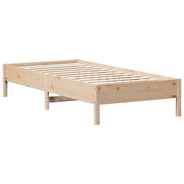 sengeramme uden madras 100x200 cm massivt fyrretræ