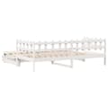Miniatyrbillede 7 af 10: daybed med udtræk og skuffer uden madras 90x200 cm hvid