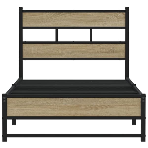 sengeramme uden madras 90x190 cm metal sonoma-eg