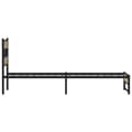 Miniatyrbillede 5 af 9: sengeramme uden madras 90x190 cm metal sonoma-eg