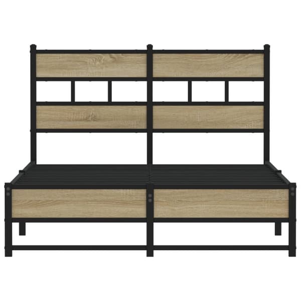 sengeramme uden madras 120x200 cm metal sonoma-eg