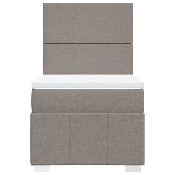Continental sänky patjalla Taupe Kangas 80x200 cm