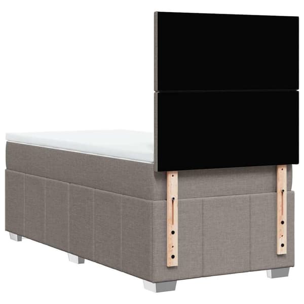 Continental sänky patjalla Taupe Kangas 80x200 cm