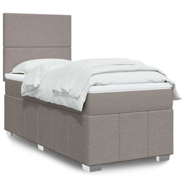 Continental sänky patjalla Taupe Kangas 80x200 cm
