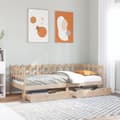 Miniatyrbillede 1 af 10: daybed med skuffer 90x190 cm massivt fyrretræ