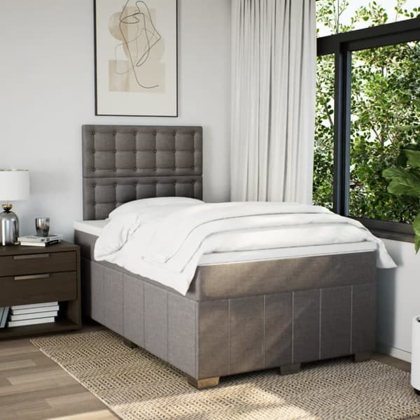 Continental sänky patjalla Taupe 120x190 cm Kangas