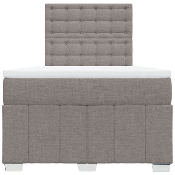 Continental sänky patjalla Taupe 120x190 cm Kangas