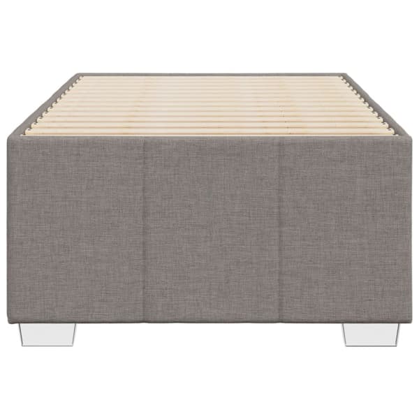sengeramme 80x200 cm stof gråbrun