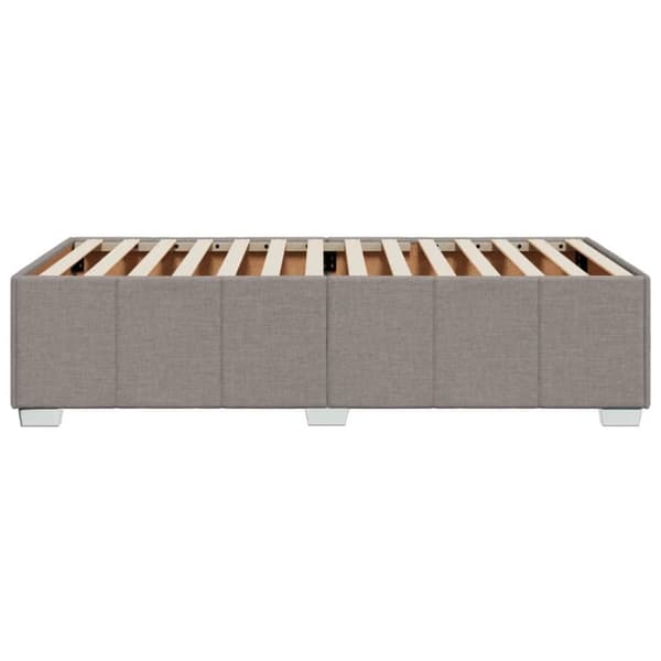 sengeramme 80x200 cm stof gråbrun