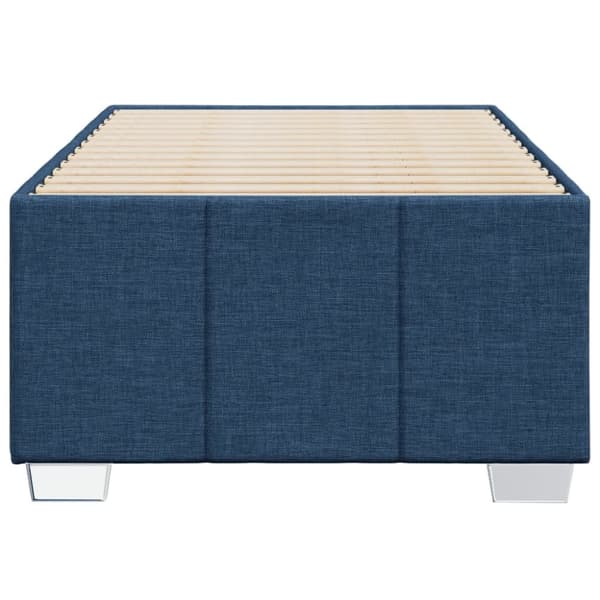sengeramme 80x200 cm stof blå