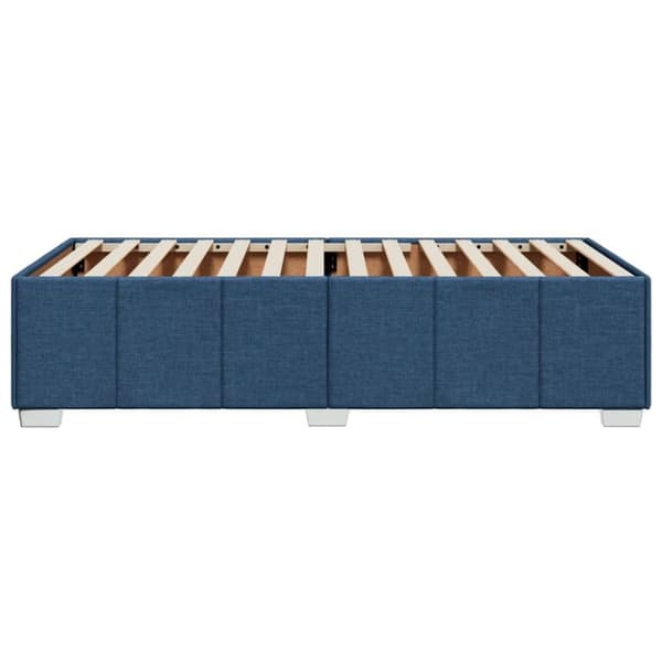 sengeramme 80x200 cm stof blå
