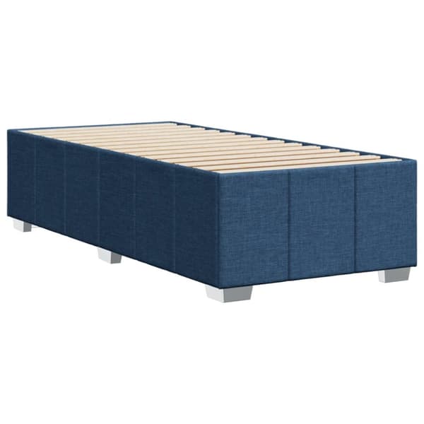 sengeramme 80x200 cm stof blå