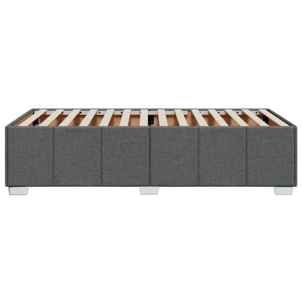 Sengeramme uden madras Mørkegrå 100x200 cm Stof