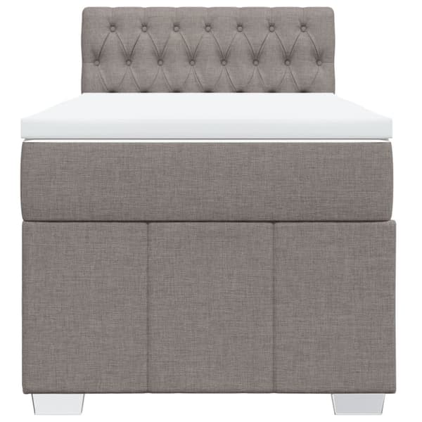 Continental sänky patjalla Taupe Kangas 100x200 cm