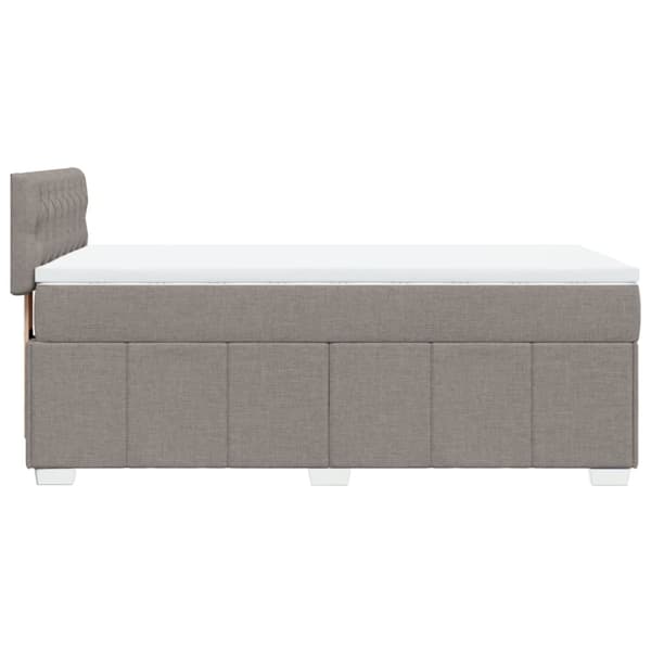 Continental sänky patjalla Taupe Kangas 100x200 cm