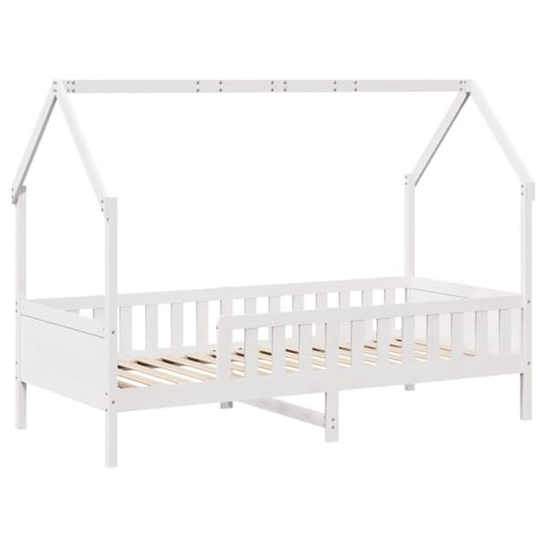sengeramme til juniorseng m. skuffer 90x200 cm massivt fyr