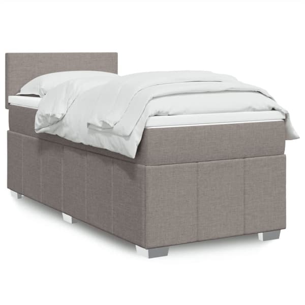 Continental sänky patjalla Taupe Kangas 100x200 cm