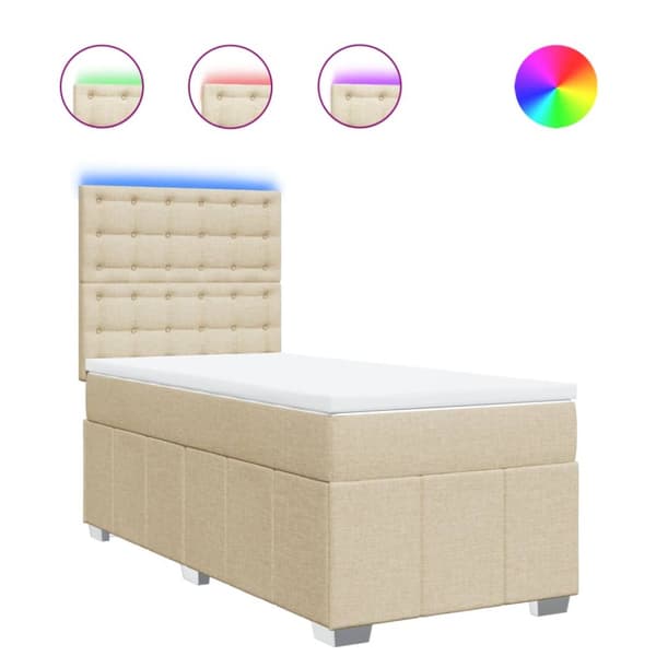 Continental Bed patja Cream Kangas 80x200 cm