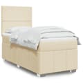 Pikkukuva 1 / 10: Continental sänky patjalla Cream Kangas 90x190 cm