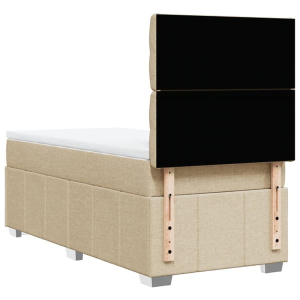 Continental sänky patjalla Cream Kangas 90x190 cm