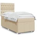 Pikkukuva 1 / 10: Continental sänky patjalla Cream Kangas 90x190 cm