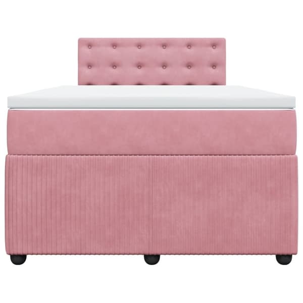 Continental sänky patjalla Pinkki 120x190 cm Velvet