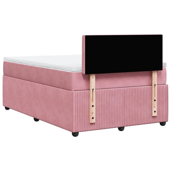 Continental sänky patjalla Pinkki 120x190 cm Velvet