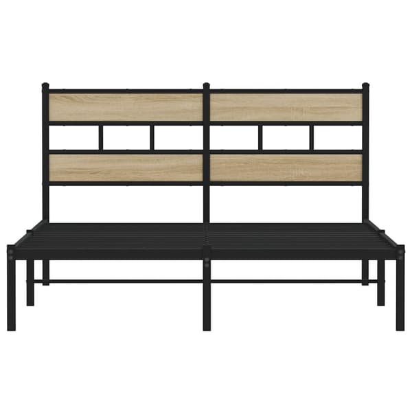 sengeramme uden madras 140x190 cm metal sonoma-eg