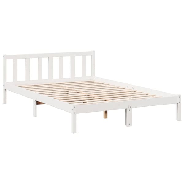 ekstra lang sengeramme uden madras 140x220 cm massivt fyrretræ