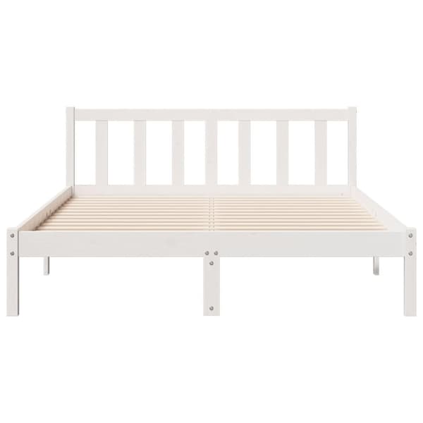 ekstra lang sengeramme uden madras 140x220 cm massivt fyrretræ