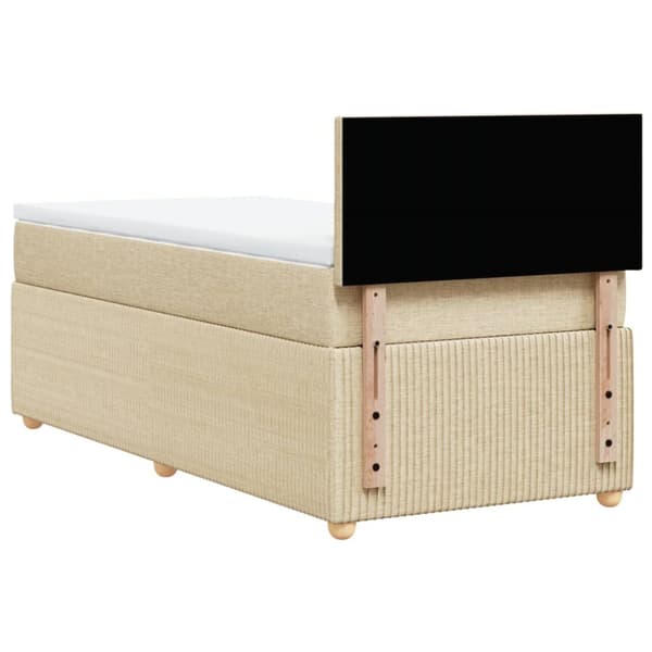 Continental sänky patjalla Cream Kangas 90x190 cm